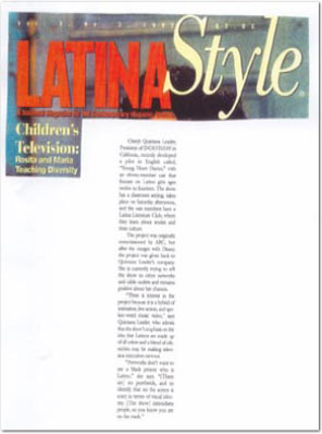 Latina Style magazine feature