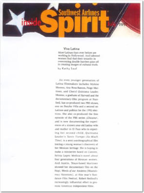 Spirit magazine feature