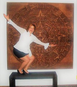 Aztec calendar artwork
