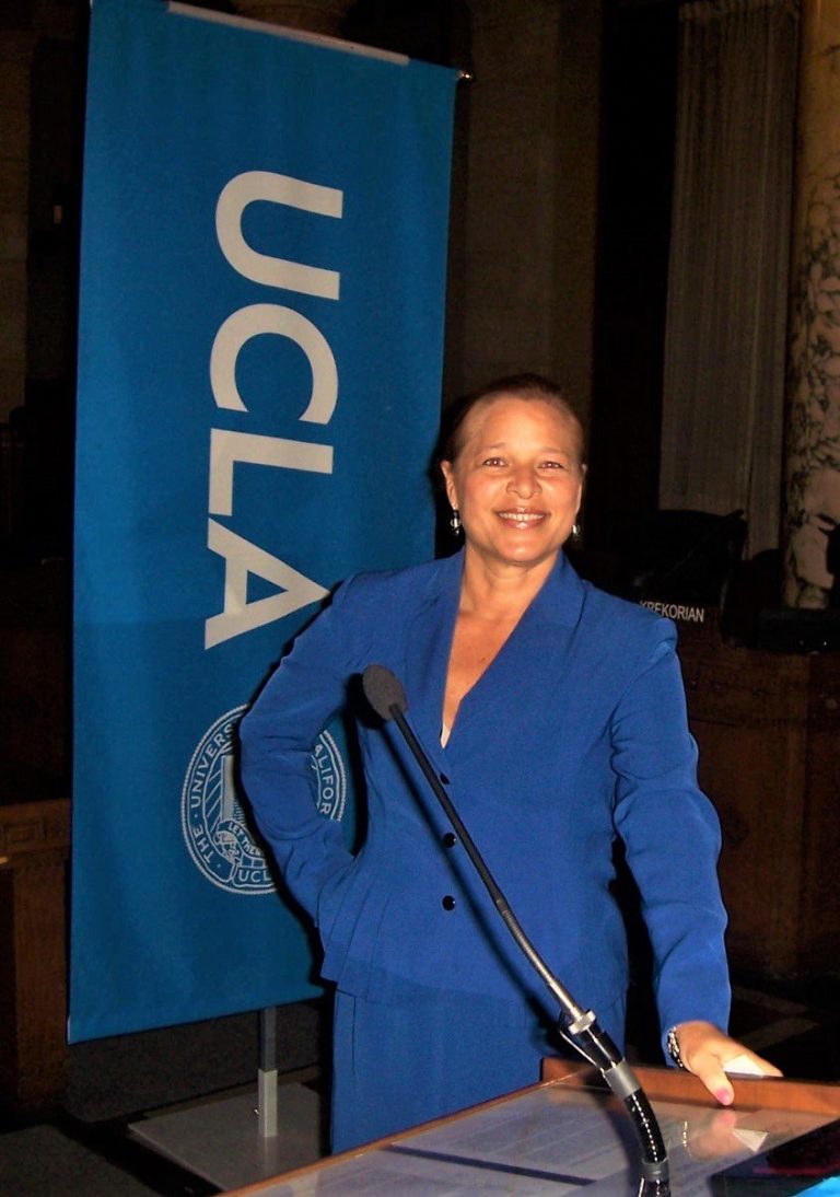 Speaker at a UCLA event, 2013