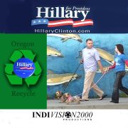 Hillary Clinton Oregon recycling campaign project thumbnail